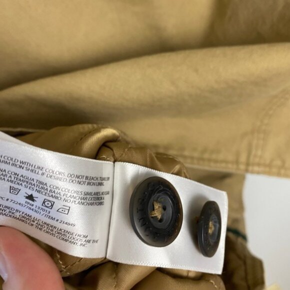 Orvis Men's Classic Barn Canvas Field Coat Jacket Chore Coat Camel Size Medium - Picture 9 of 10